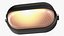 Oval Eyelid Bulkhead Light Switched on