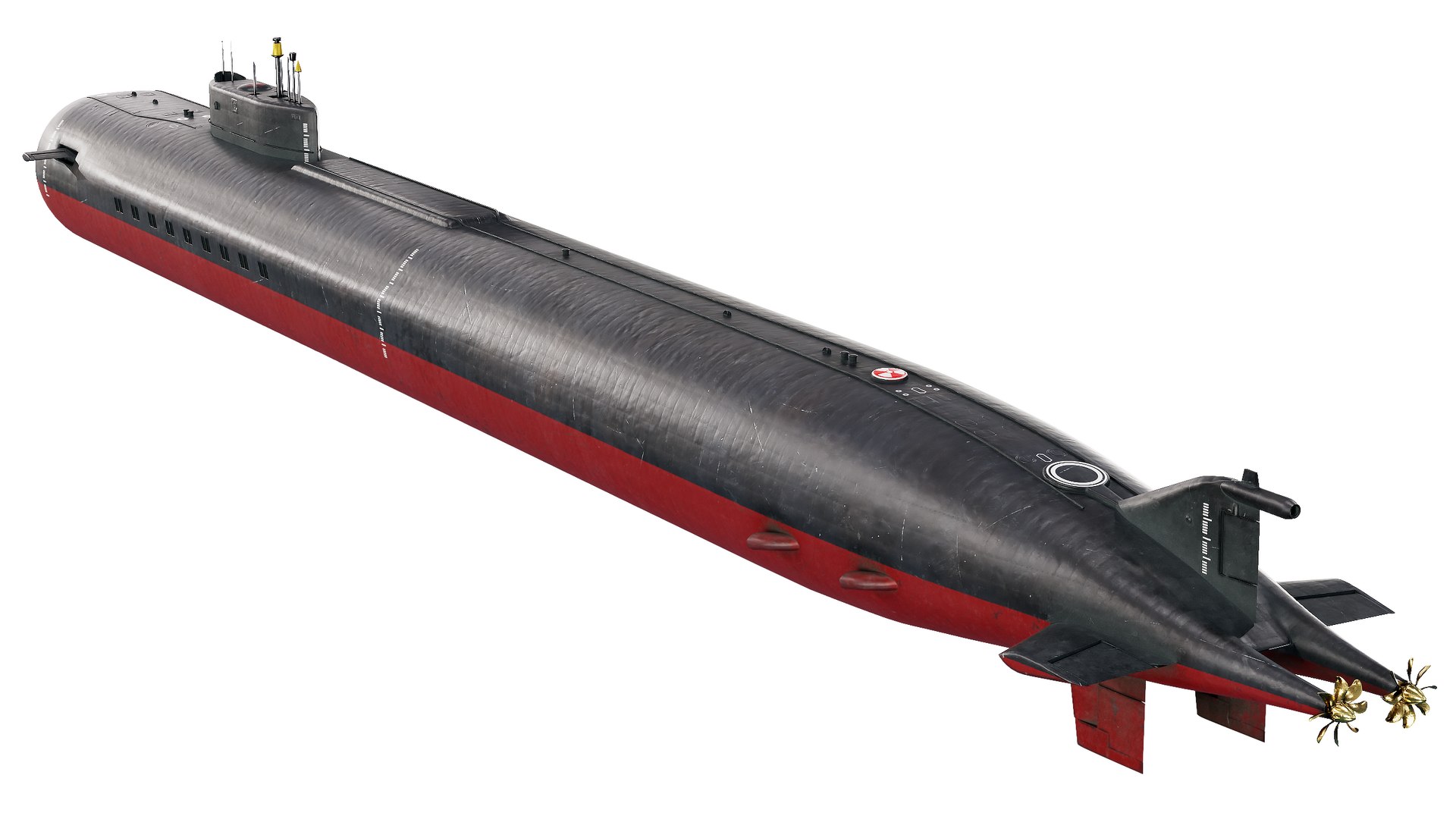 3D K-329 Belgorod Nuclear Powered Submarine - TurboSquid 2061643