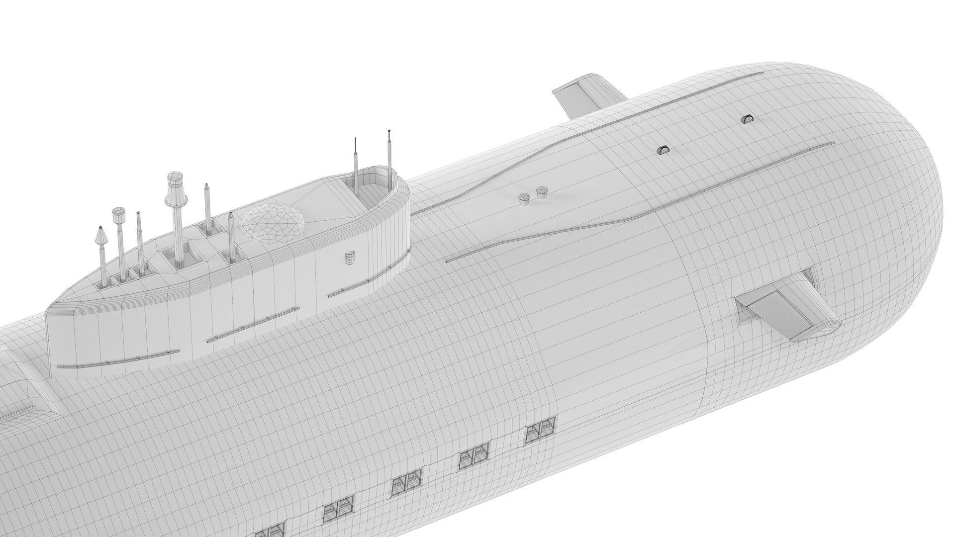 3D K329 Belgorod Nuclear Powered Submarine TurboSquid 2061643