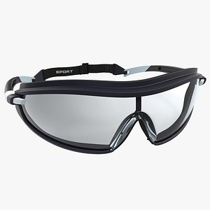 safety sport glasses generic 3d model