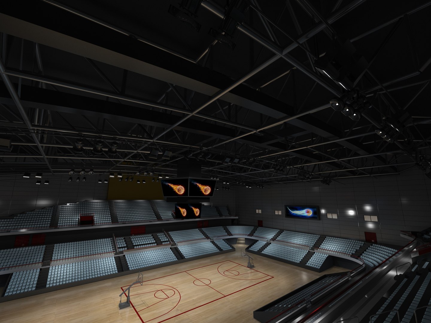 3D Model Basketball Arena 1 - TurboSquid 2102558