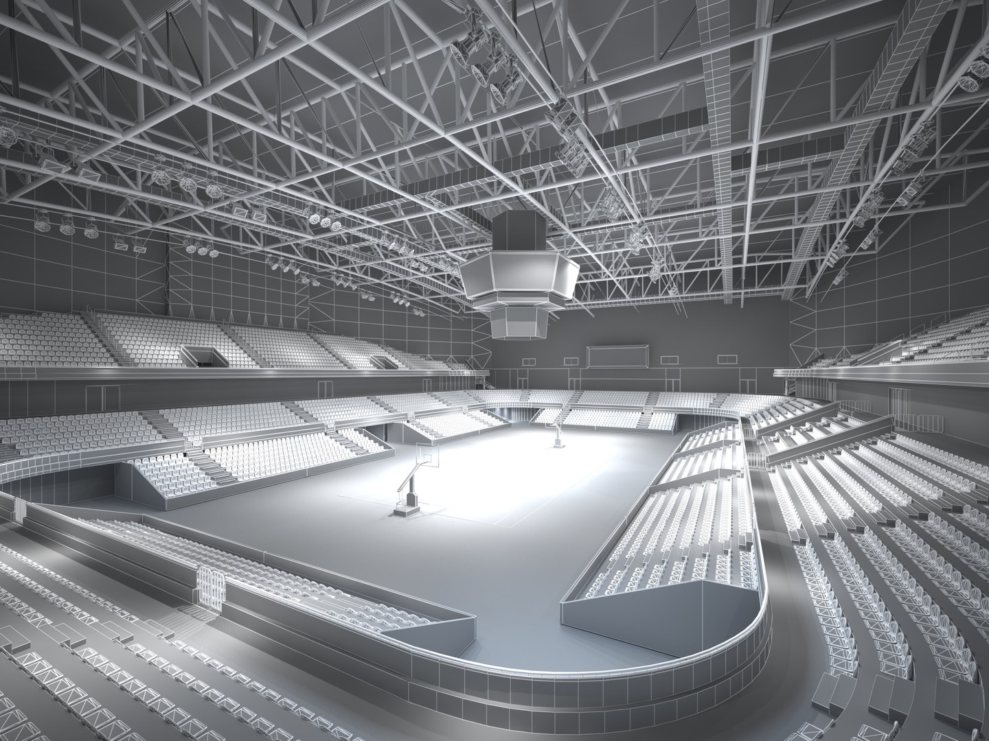 3D Model Basketball Arena 1 - TurboSquid 2102558