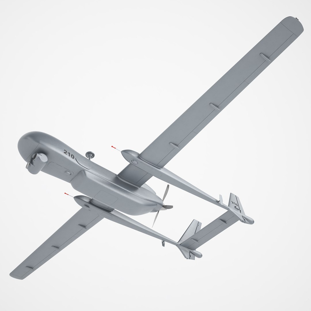 UAV Heron TP 03 3D - TurboSquid 2164457