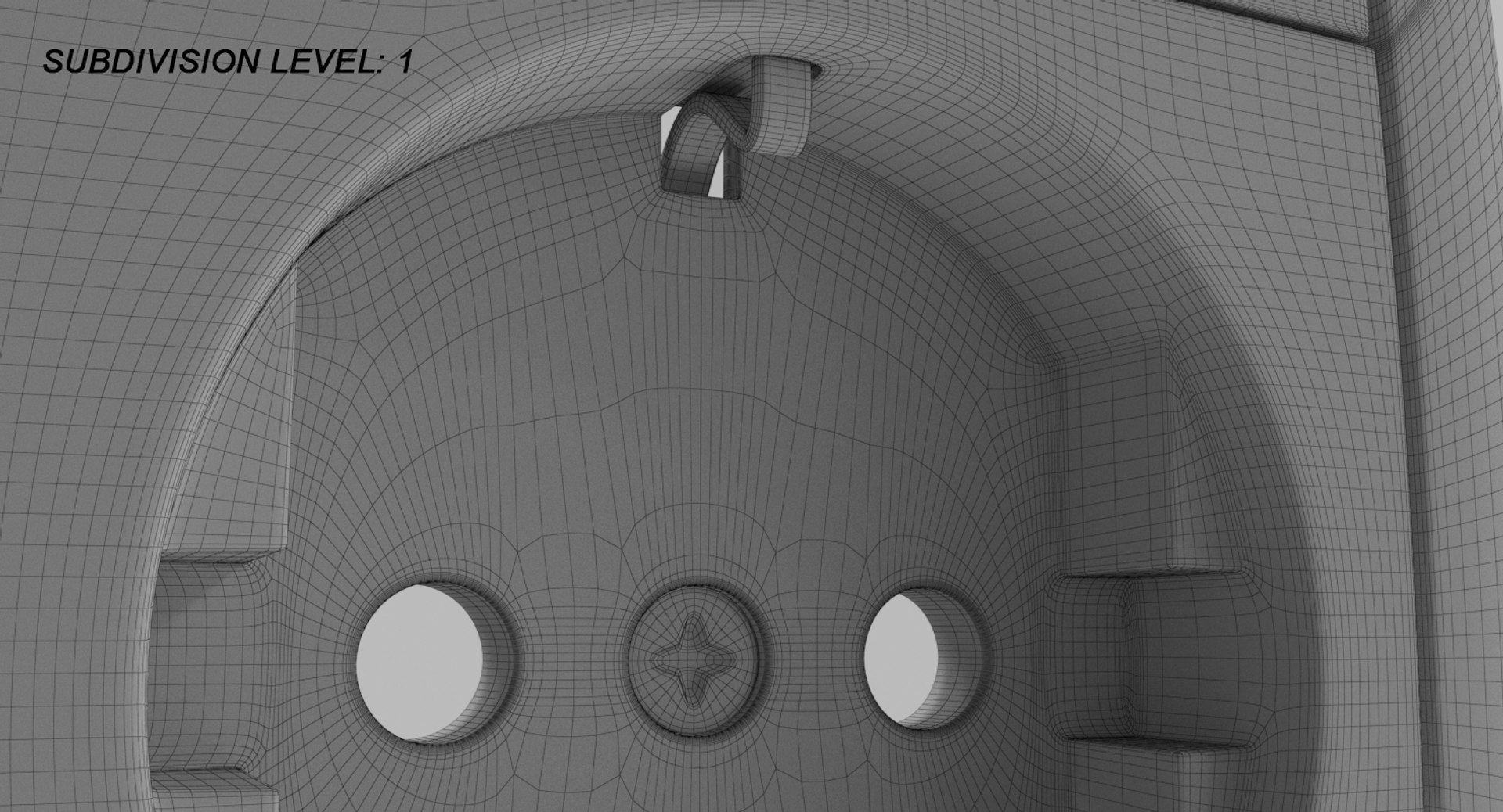 3d model of power socket