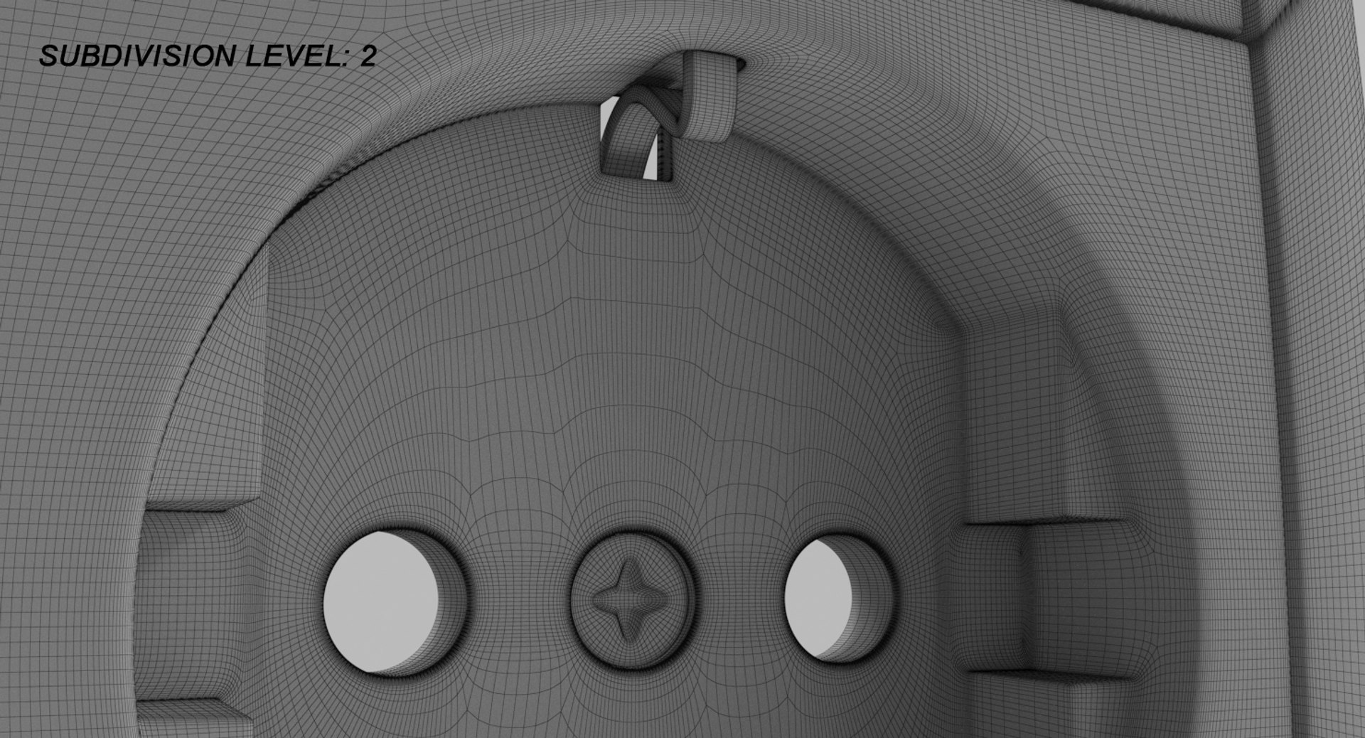 3d model of power socket