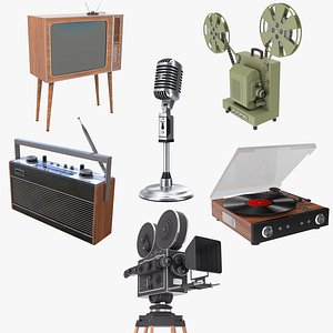 Retro Electronics Collection 3 3D model