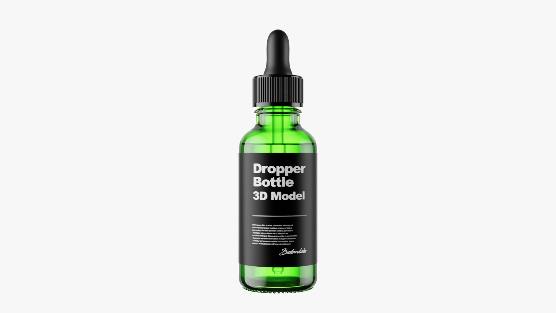 Dropper Bottle 3 3D Model - TurboSquid 1963725