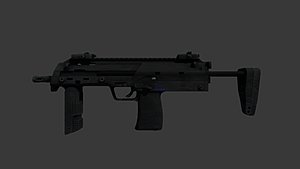 High Detail MP7 Submachine Gun