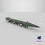 Military Ballistic Missile on Transporter