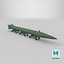 Military Ballistic Missile on Transporter