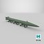 Military Ballistic Missile on Transporter