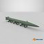 Military Ballistic Missile on Transporter