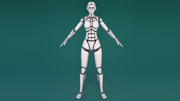 로봇 소녀 3D 모델 - TurboSquid 1959777