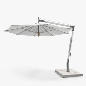 offset patio umbrella 3D model