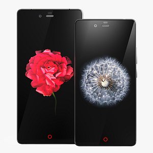 3d model zte nubia z9 mini