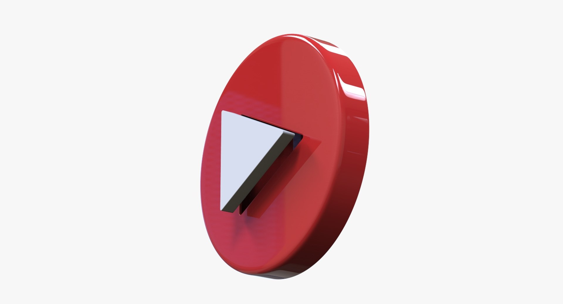 3D Play Button Model - TurboSquid 1354752