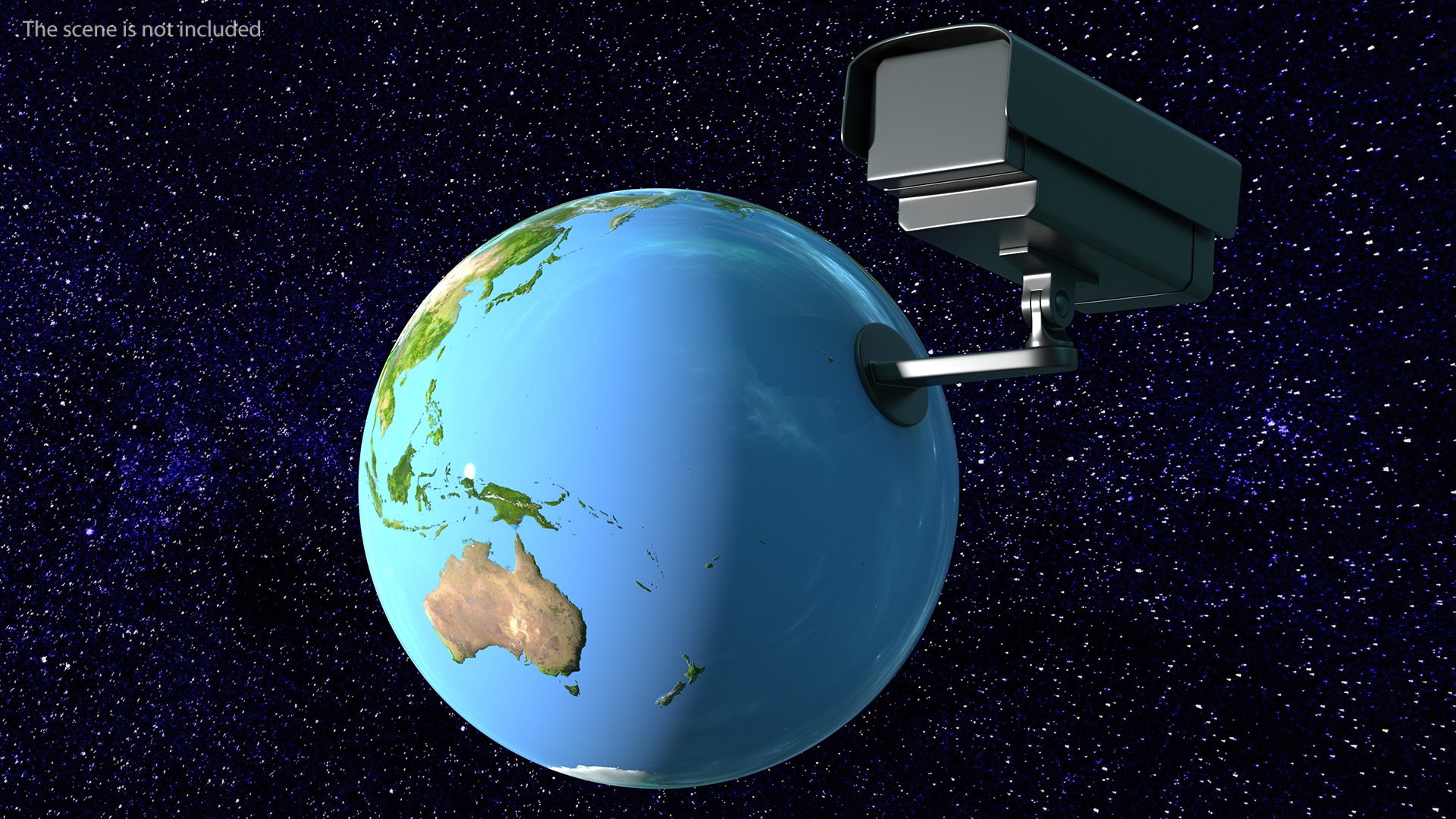 Earth Stylized Security Camera 3D Model - TurboSquid 1703654