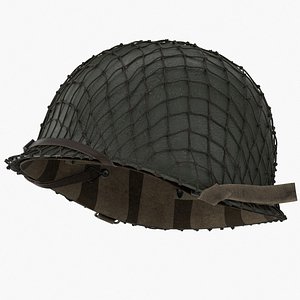 3d模型二战m1头盔