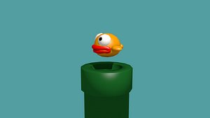 3D model (stl) Flappy Bird 3