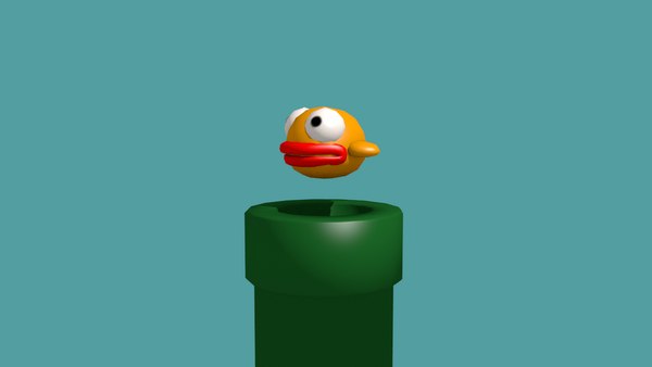 Flappy bird 3d 3D Model