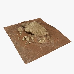 Namibian Desert Rock Formation 08 - Scan model