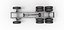 Chassis of Vintage GATR Racing Semi truck Scale 1 to 25