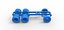 Chassis of Vintage GATR Racing Semi truck Scale 1 to 25