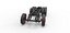 Chassis of Vintage GATR Racing Semi truck Scale 1 to 25