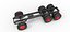 Chassis of Vintage GATR Racing Semi truck Scale 1 to 25