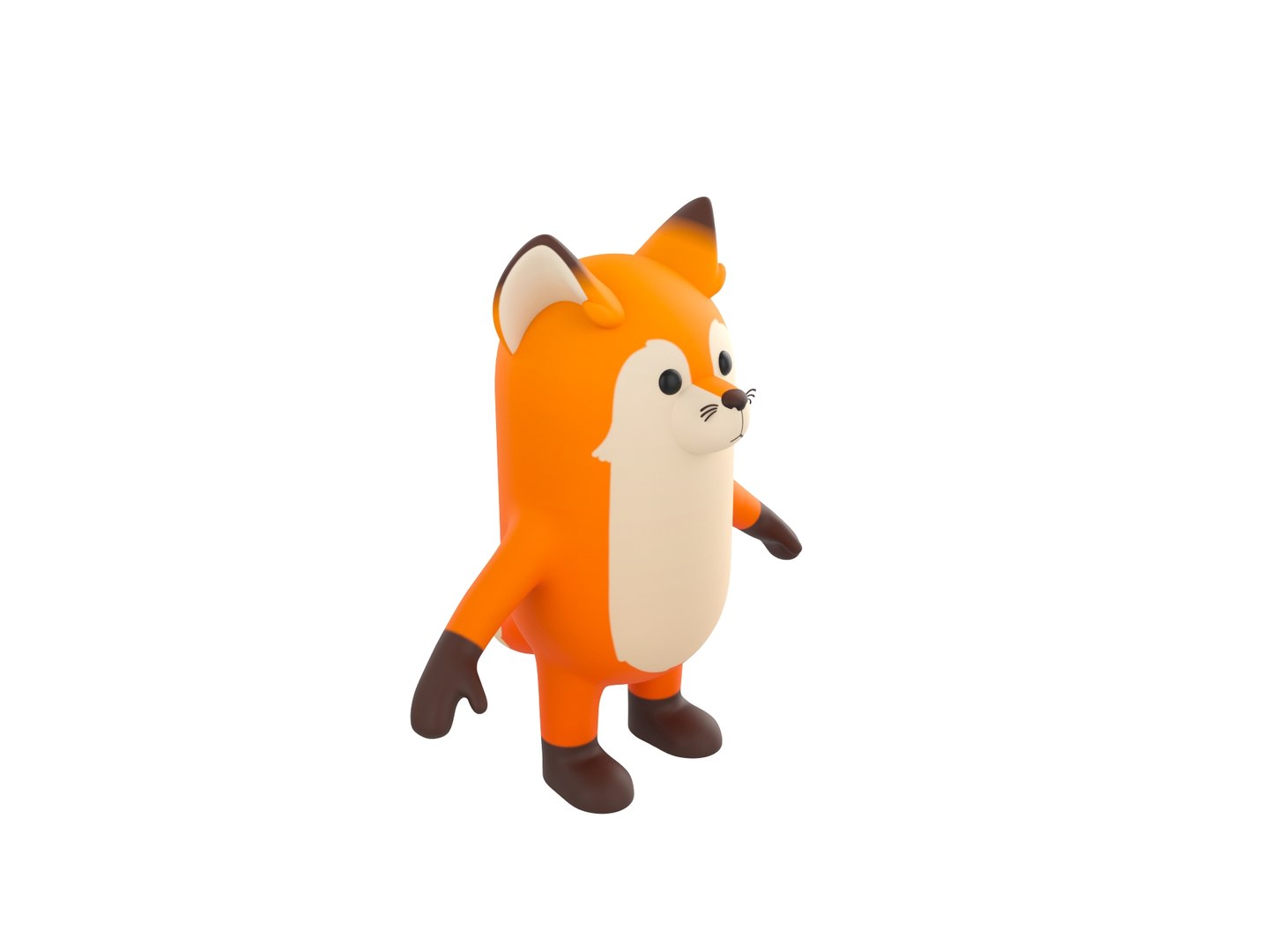 3D Fox Character - TurboSquid 2021188