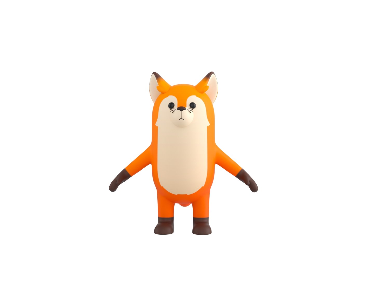 3D Fox Character - TurboSquid 2021188