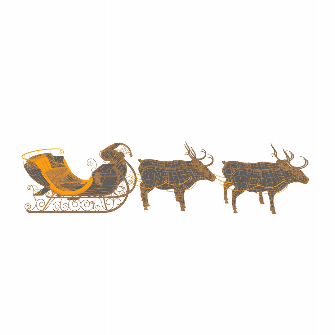 3d Christmas Sleigh