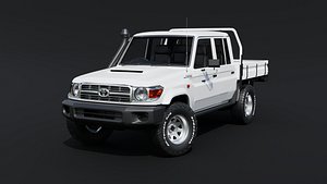 3D TOYOTA LAND CRUISER 79 SERIES DUAL CAB STOCK
