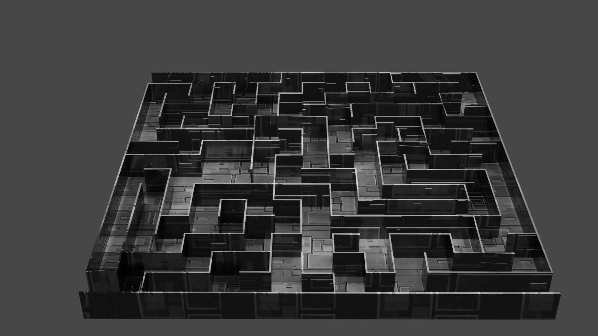 3D Scif-if Maze Model - TurboSquid 2425177