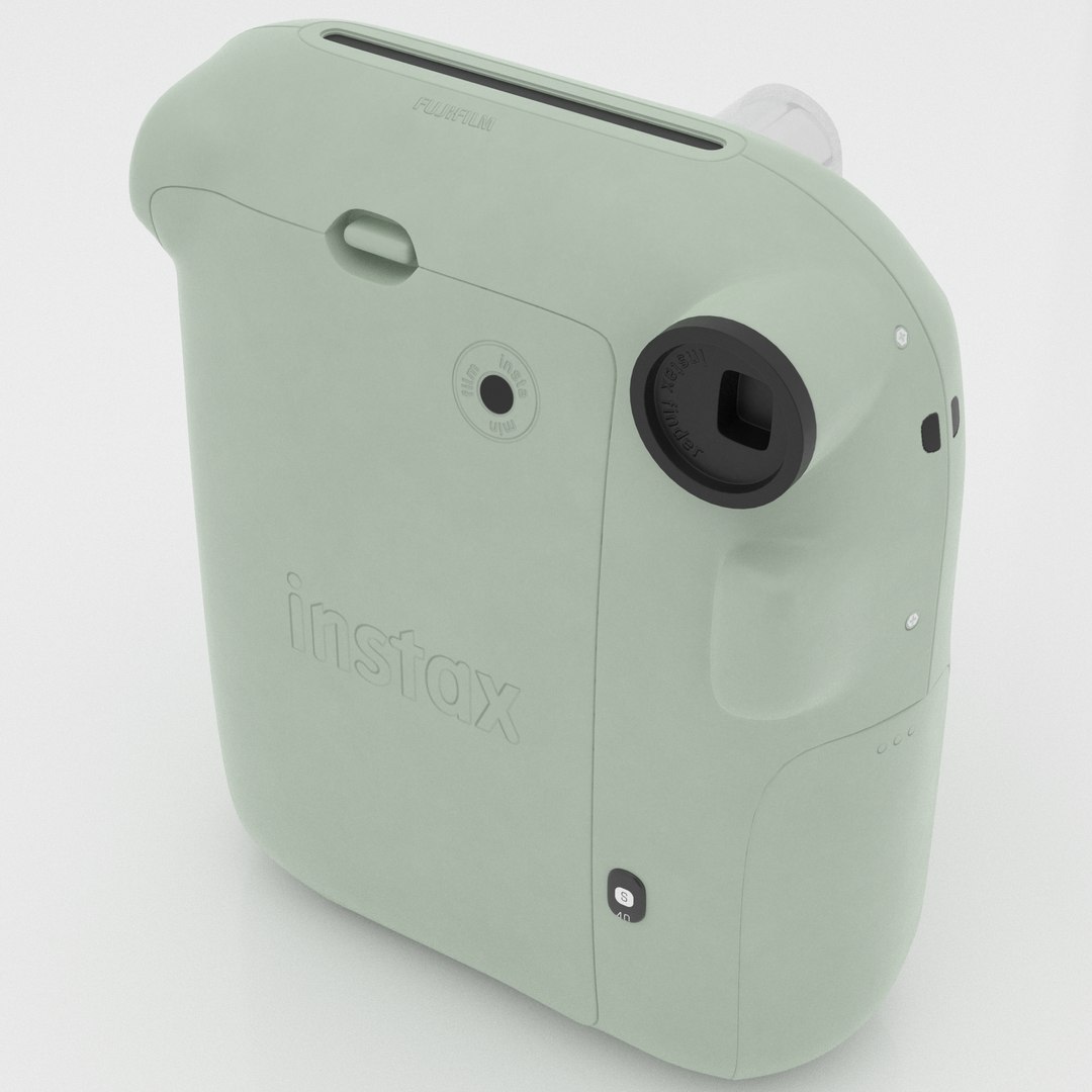 3D model Fujifilm INSTAX Mini 12 Camera Mint Green - TurboSquid 2145530
