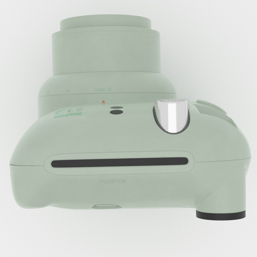 3D Model Fujifilm INSTAX Mini 12 Camera Mint Green - TurboSquid 2145530