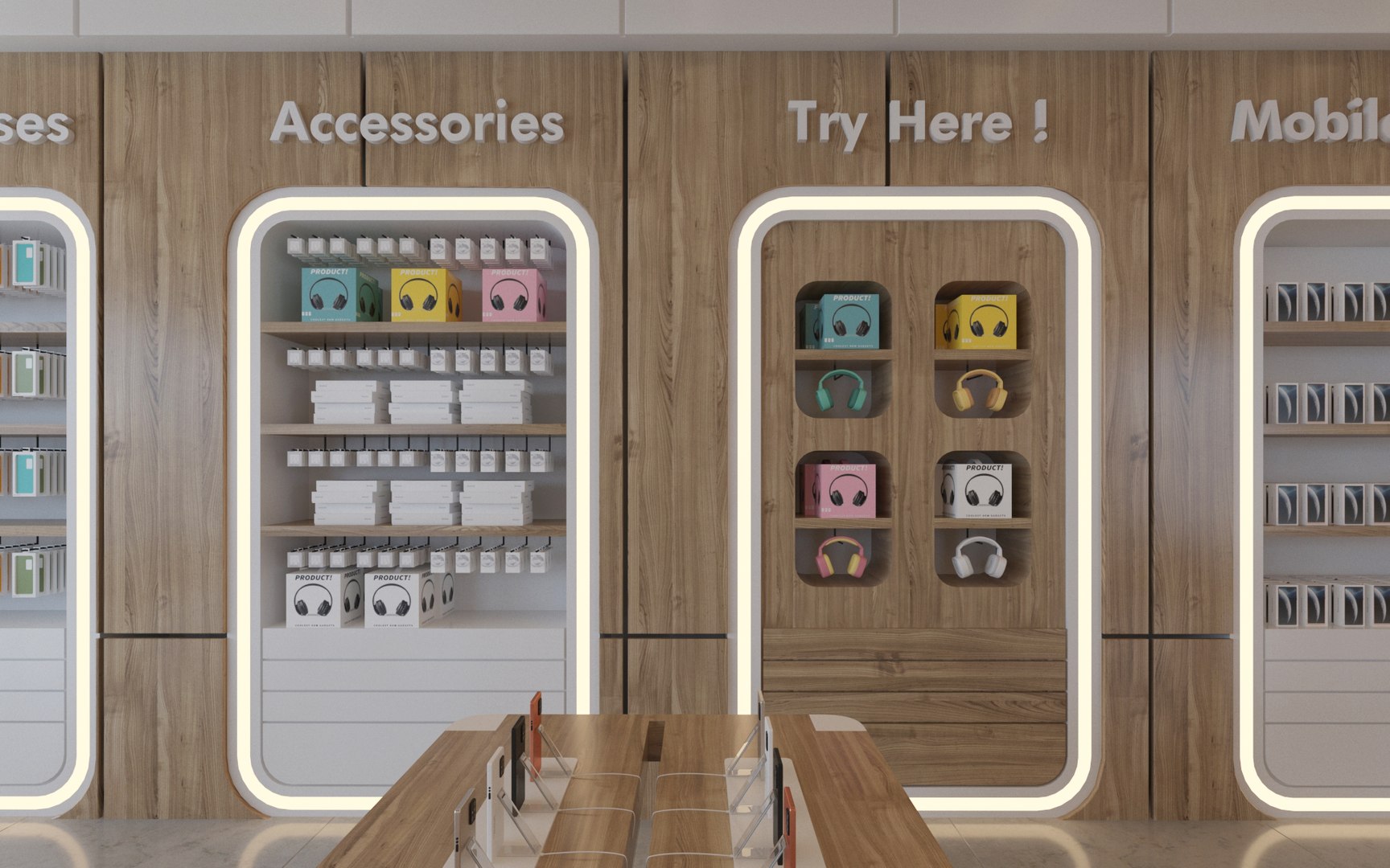 Electronics And Mobile Phone Store Interior 3D Model - TurboSquid 2003501