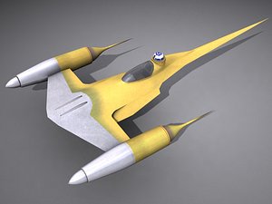 naboo starfighter 3d max