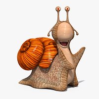 Cartoon snail