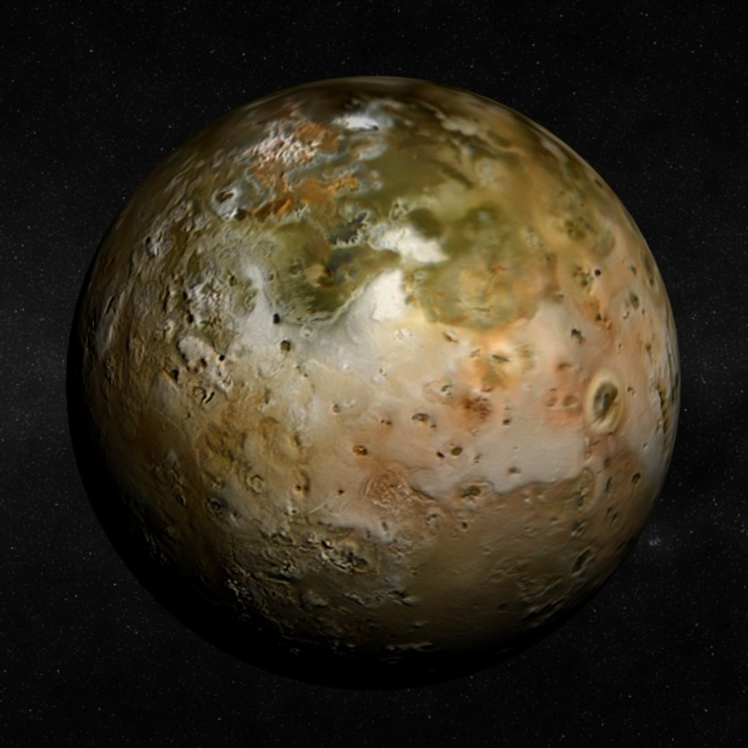 3d Jupiter Io Moon