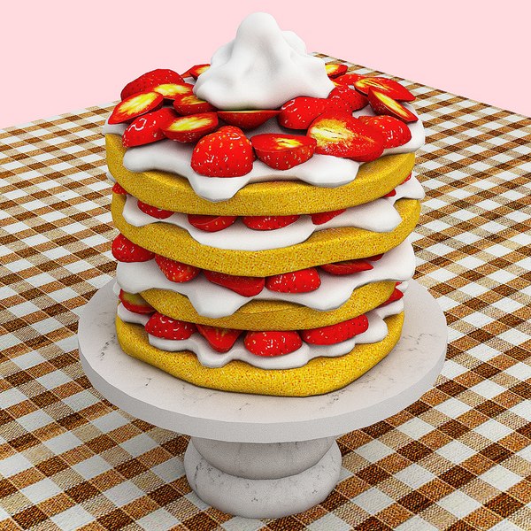 Strawberry Shortcake model - TurboSquid 1923666