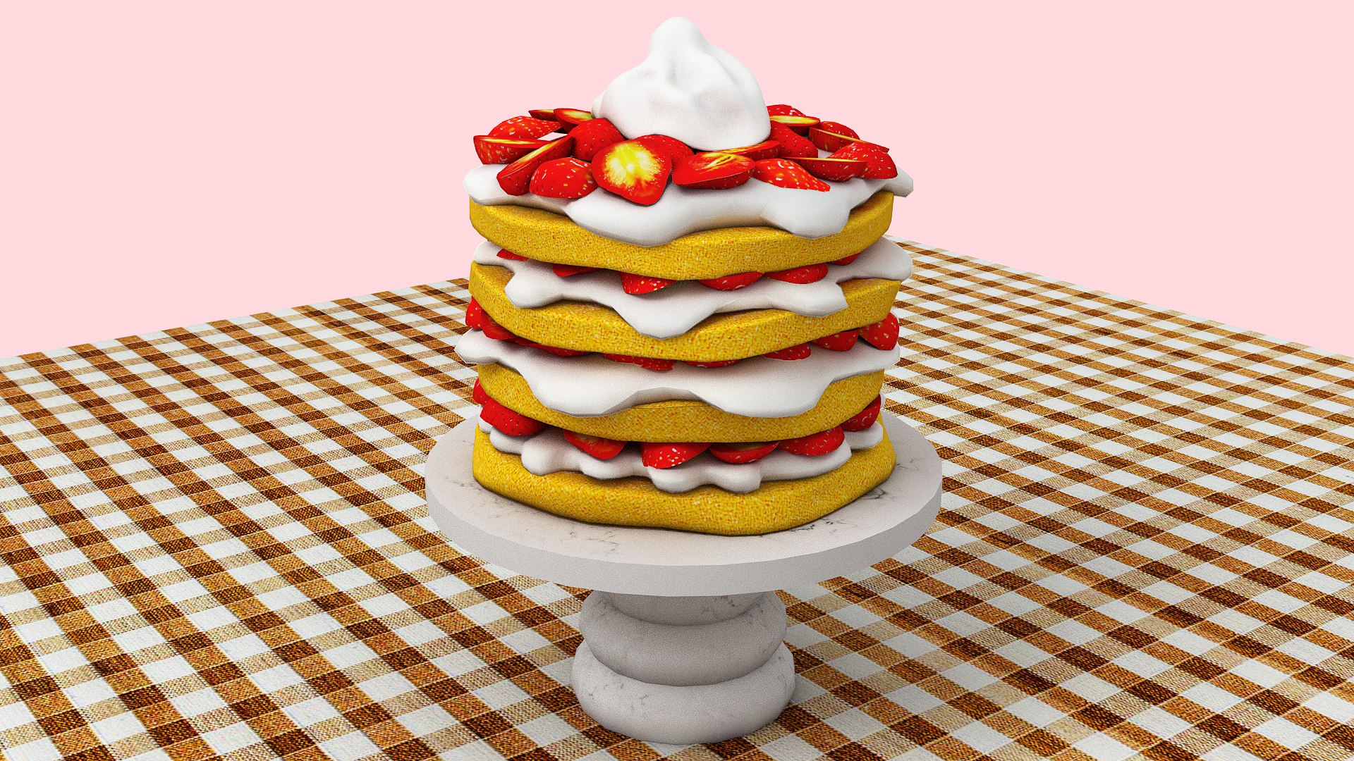 Strawberry Shortcake Model - TurboSquid 1923666