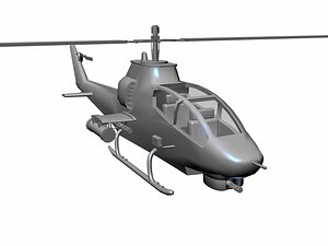 free helicopter 3d model