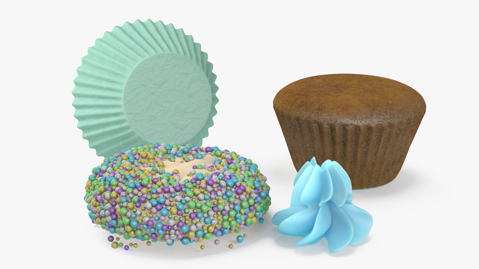 Cake In Plastic Container 3D - TurboSquid 2303804