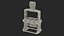Professional Self Inking Date Stamp Rigged 3D model