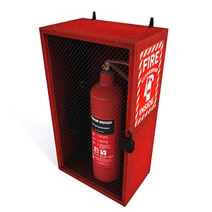 Extinguisher Case Low Poly