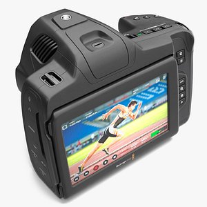 Cinema Camera Blackmagic Design 6K G2 Light On model