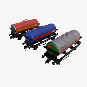 Rail Tanker 3D model