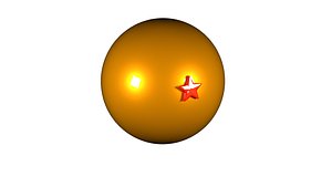 3D 1 star dragonball