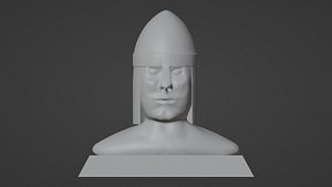 Soldier Bust 3D Print